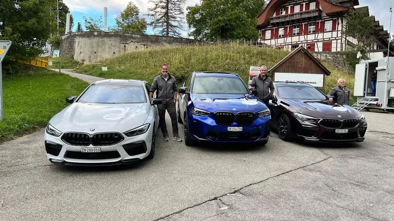 Bergrennen Gurnigel, Rennleitung mit BMW-Modellen